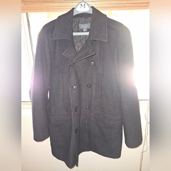 Classy Men's Warehouse Wool Peacoat - M - Picture 3 of 13